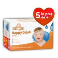 Pachet Alinan Happy Drink 5 la pret de 4, 12 plicuri, Fiterman Pharma