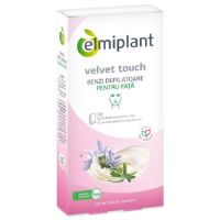 Benzile depilatoare pentru fata, Velvet Touch, 20 buc, Elmiplant