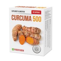 Curcuma 500mg, 30 capsule, Parapharm