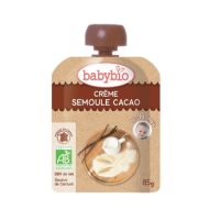 Desert crema din gria si cacao, 85 gr, Babybio