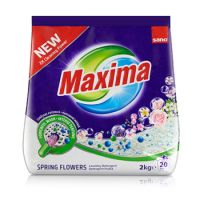 Detergent pudra pentru rufe Spring Flowers, 2 kg, Sano Maxima