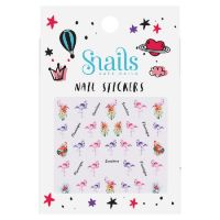 Stickere pentru unghii, Flamingo, AE024, Snails