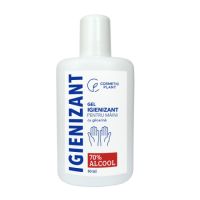 Gel igienizant pentru maini cu glicerina si 70% alcool, 60 ml, Cosmetic Plant
