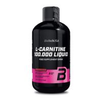 L-Carnitina 100.000 lichid cu aroma de cirese, 500ml, Biotech USA