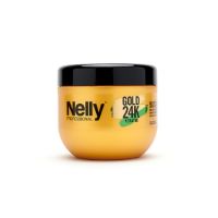 Masca nutritiva pentru parul usact si deshidratat Gold 24K Keratin, 500 ml, Nelly Professional