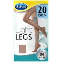 Ciorapi compresivi, 20Den Bej, marimea M, Scholl Light Legs