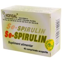 Se Spirulina, 40 comprimate, Hofigal