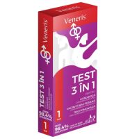 Test 3 in 1 unisex Veneris, 1 test, Biotech Atlantic USA