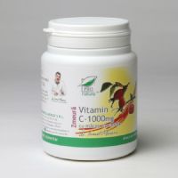 Vitamina C 1000mg cu zmeura, macese si acerola, 100 comprimate, Pro Natura