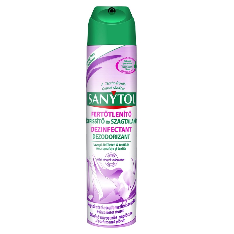 Spray Dezinfectant dezodorizant cu Margaritar, 300 ml, Sanytol