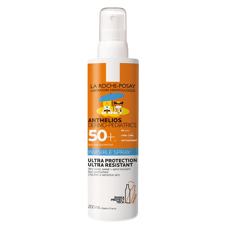Spray invizibil pentru copii cu SPF 50+ Dermo-Pediatrics Anthelios, 200 ml, La Roche-Posay