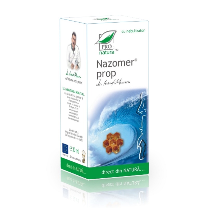 Spray nazal, Nazomer Prop, 30 ml, Pro Natura