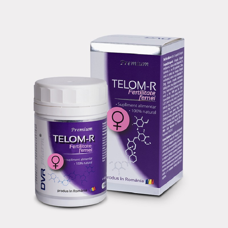 Telom-R Fertilitate Femei, 120 capsule, DVR Pharm