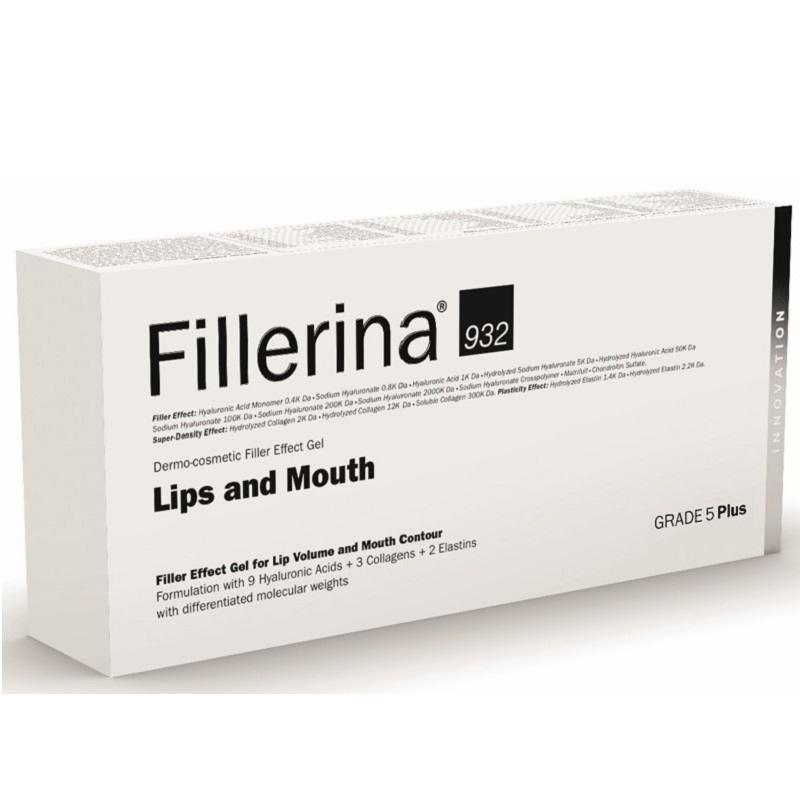 Tratament pentru buze si conturul buzelor Grad 5 Plus Fillerina 932, 7 ml, Labo