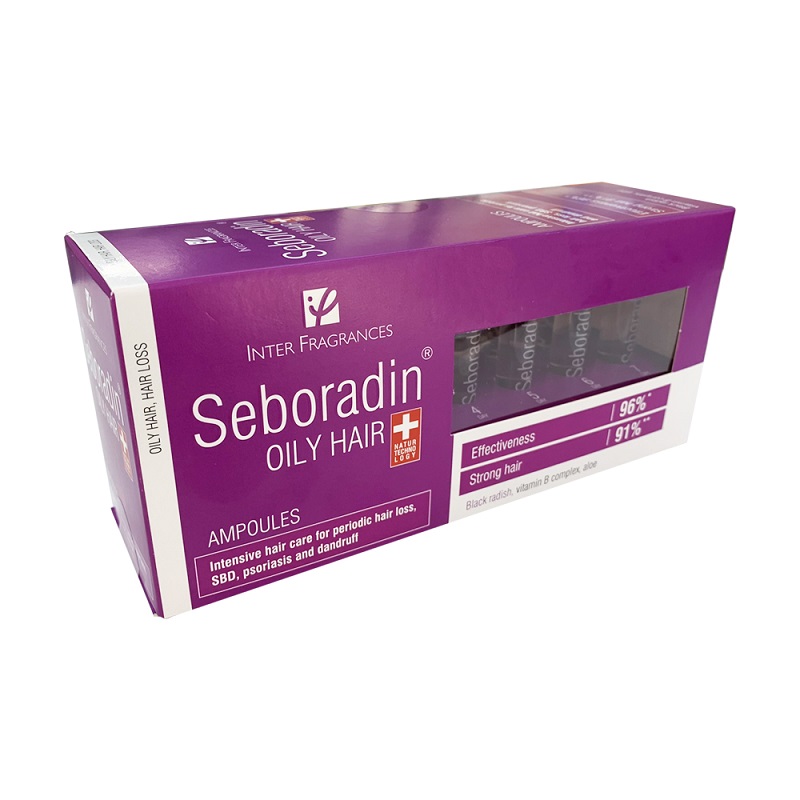 Tratament periodic pentru caderea parului, 5,5 ml x 14 fiole, Seboradin