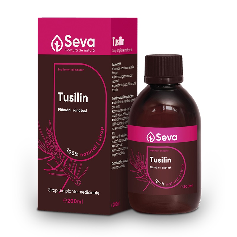 Tusilin Sirop Seva, 200 ml, Dacia Plant