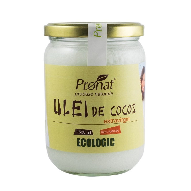 Ulei de cocos extravirgin Eco, 500 ml, Pronat