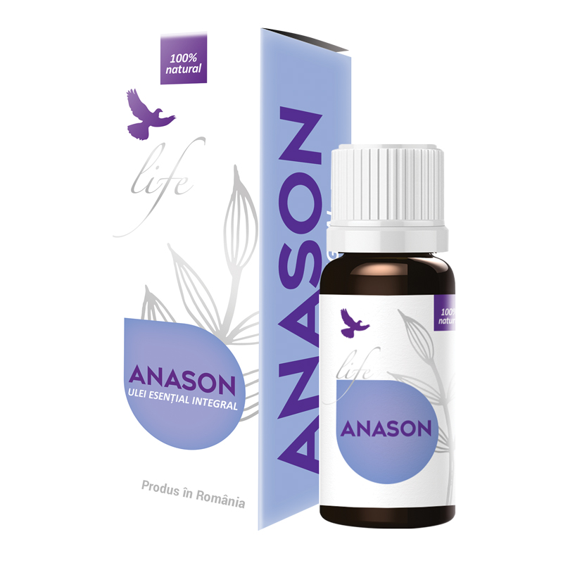Ulei esential integral Anason, 10 ml, Bionovativ