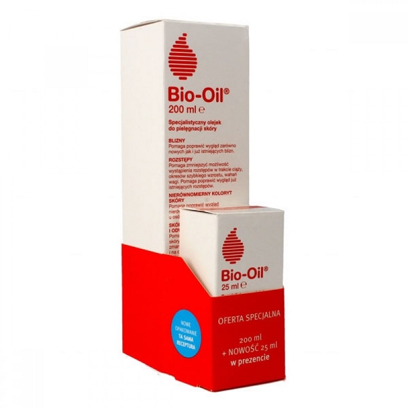 Ulei pentru ingrijirea specializata a pielii, pachet 200ml+25ml, Bio-oil