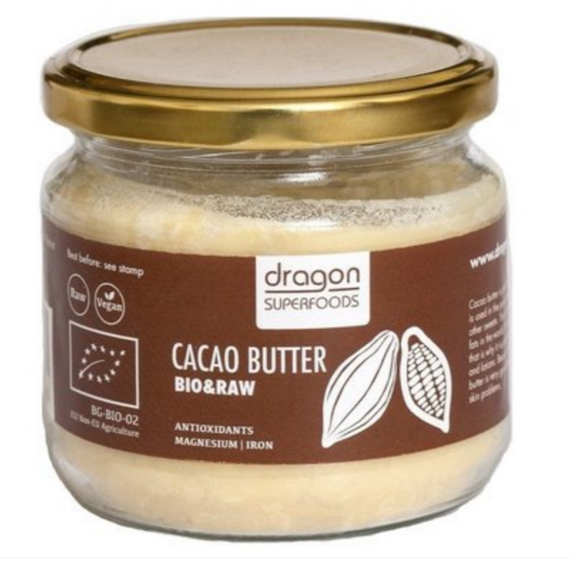 Unt Bio de cacao presat la rece Raw, 300 ml, Dragon Superfoods