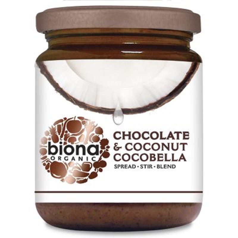 Crema de cocos cu ciocolata Eco CocoBella, 250 g, Biona
