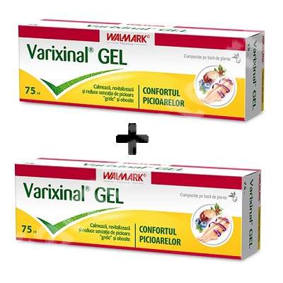Pachet Varixinal Gel, 75 + 75 ml, Walmark