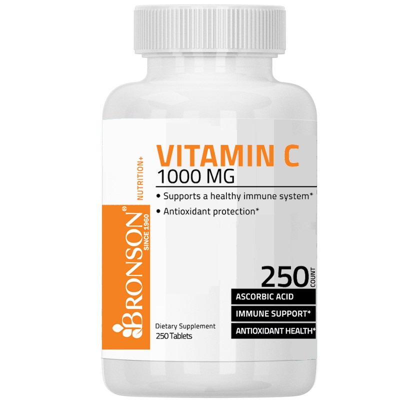 Vitamina C, 1000 mg, 250 capsule, Bronson