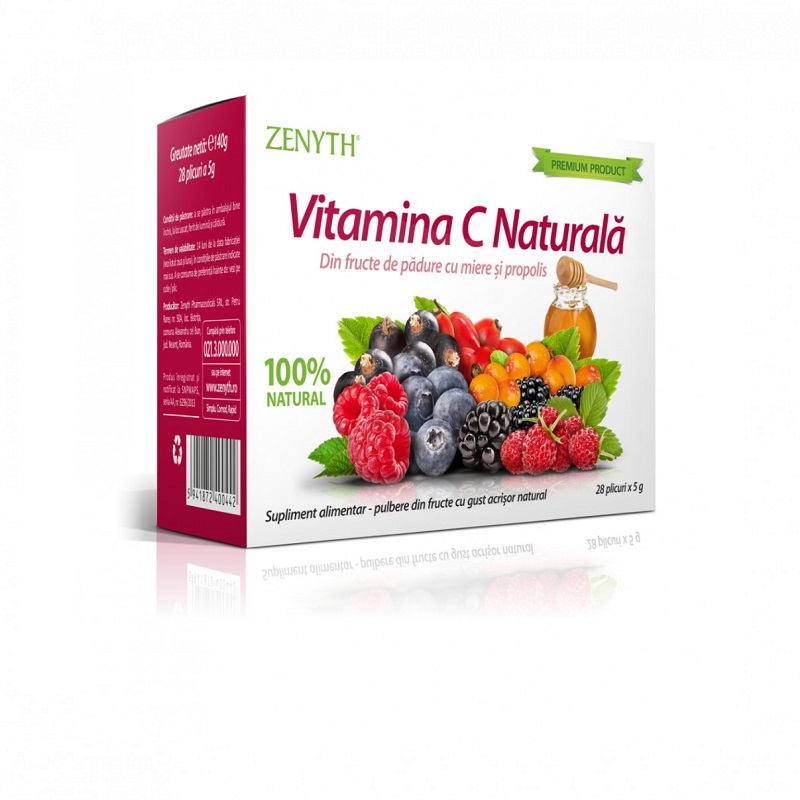 Vitamina C naturala, 28 plicuri, Zenyth
