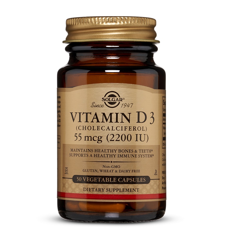 Vitamina D3, 50 capsule, Solgar
