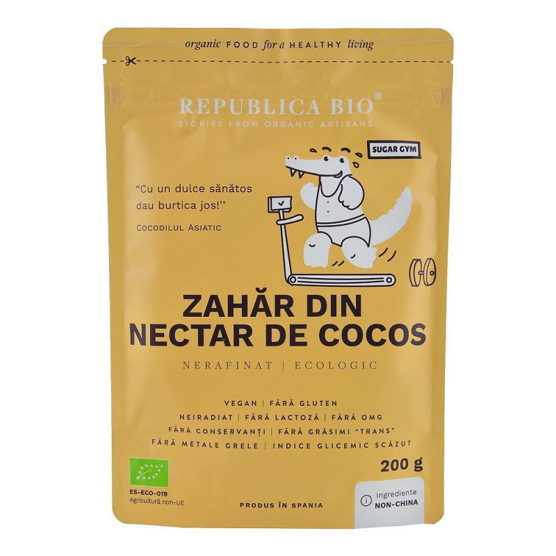 Zahar din nectar de cocos Bio, 200 g